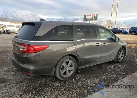 2020 Honda Odyssey Exl z USA, uszkodzony, nr VIN 5FNRL6H77LB027558